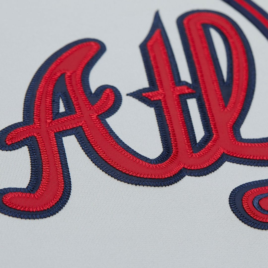Atlanta Braves Mitchell & Ness Gray Authentic MLB Jersey