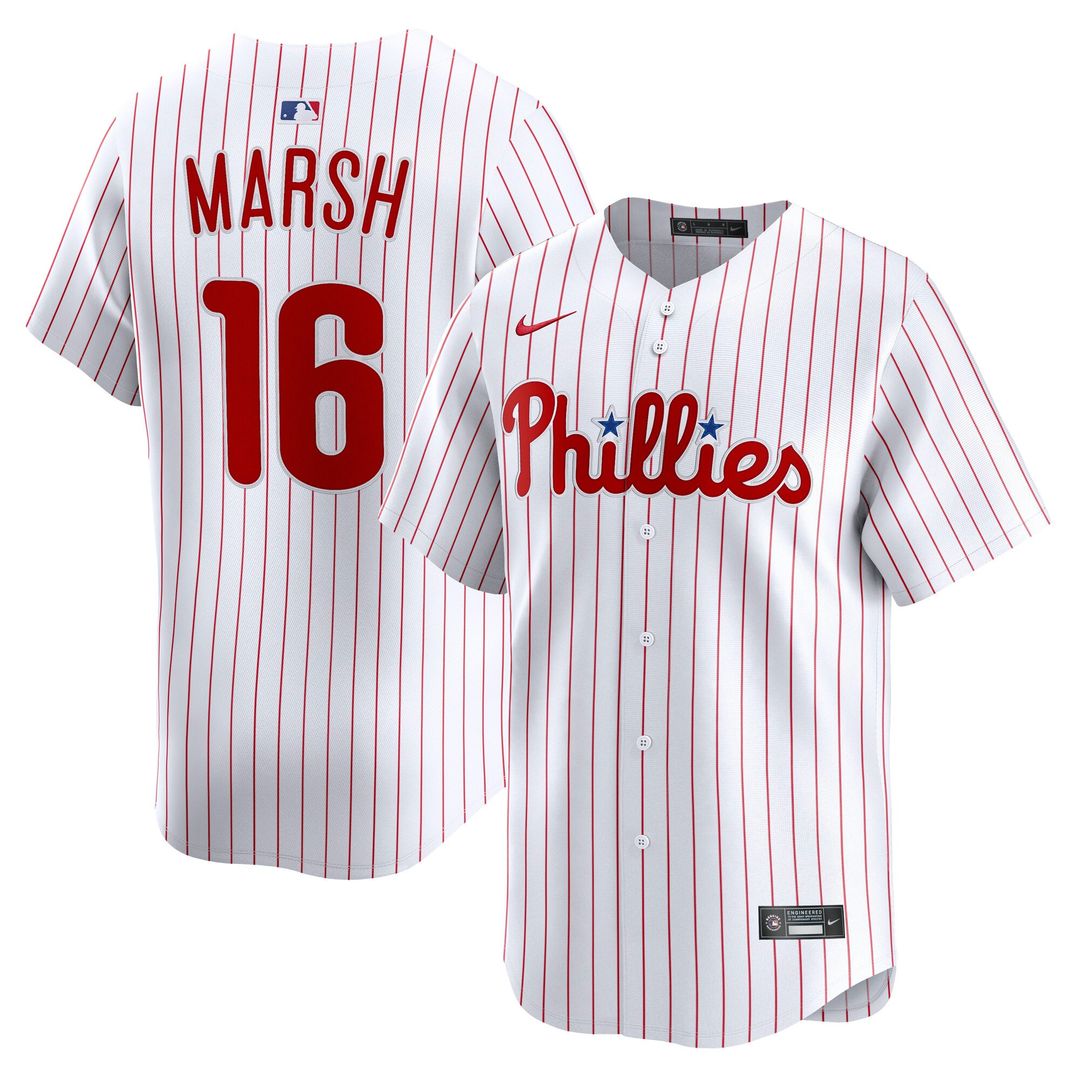Philadelphia Phillies Nike White Authentic MLB baseball jersey