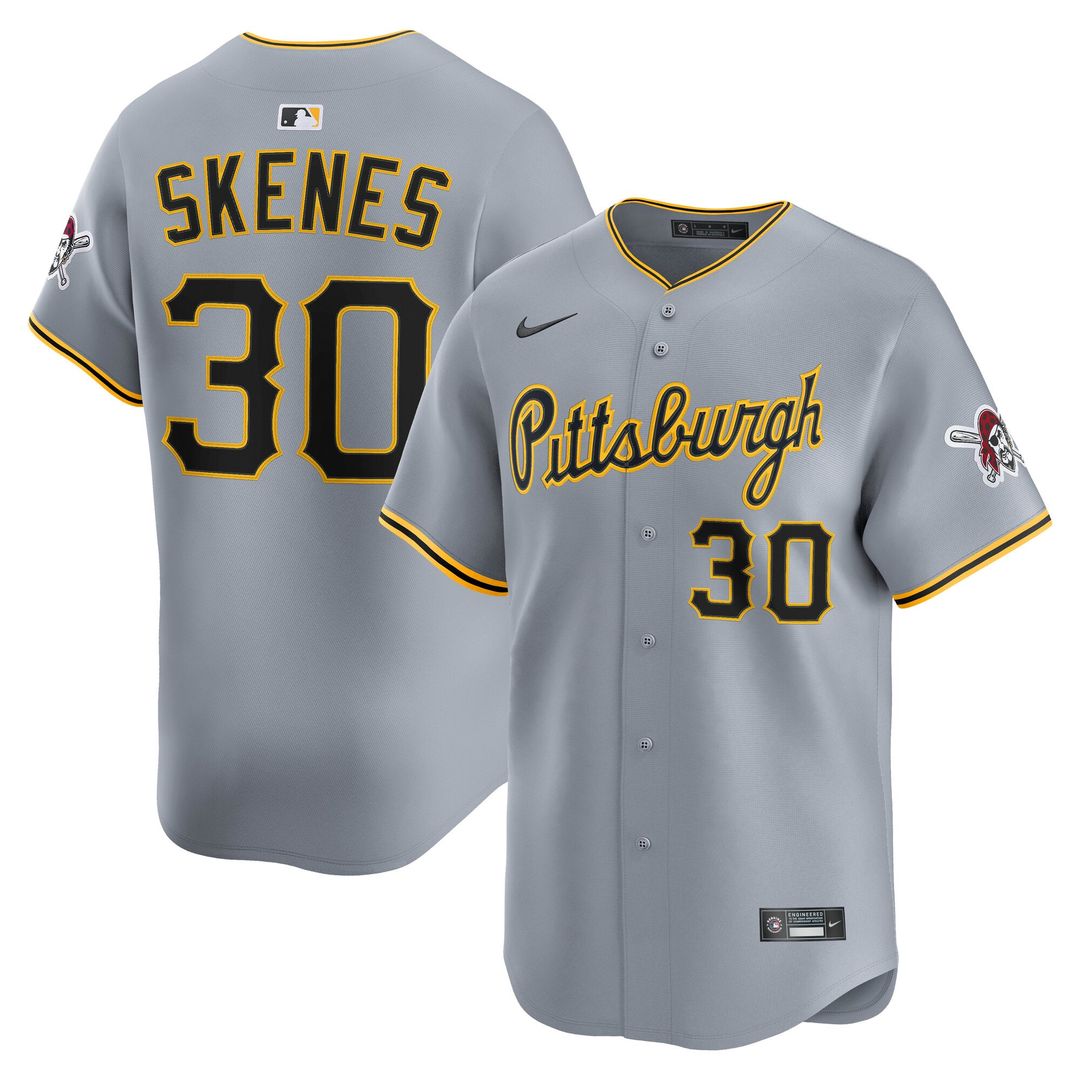 Pittsburgh Pirates Nike Gray Authentic MLB baseball jersey