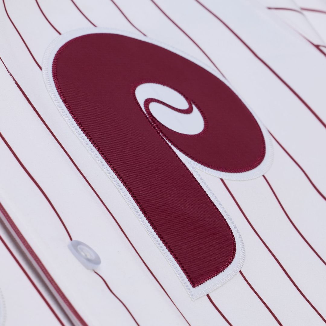Philadelphia Phillies Mitchell & Ness White Authentic MLB Jersey