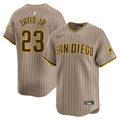 San Diego Padres Nike Tan Authentic MLB baseball jersey