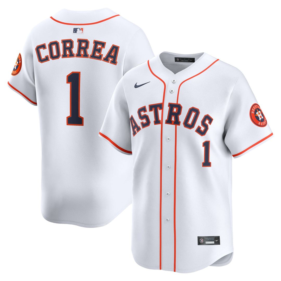 Houston Astros Nike White MLB baseball jersey