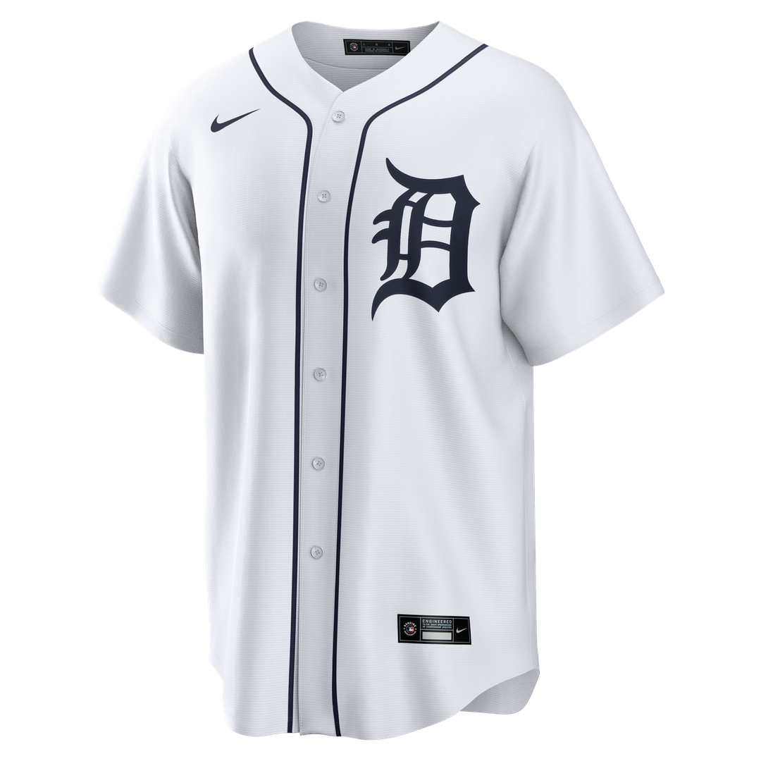 Detroit Tigers Nike White Replica MLB Jersey