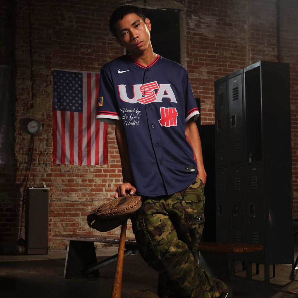 USA Baseball Nike x Undefeated Navy MLB Jersey