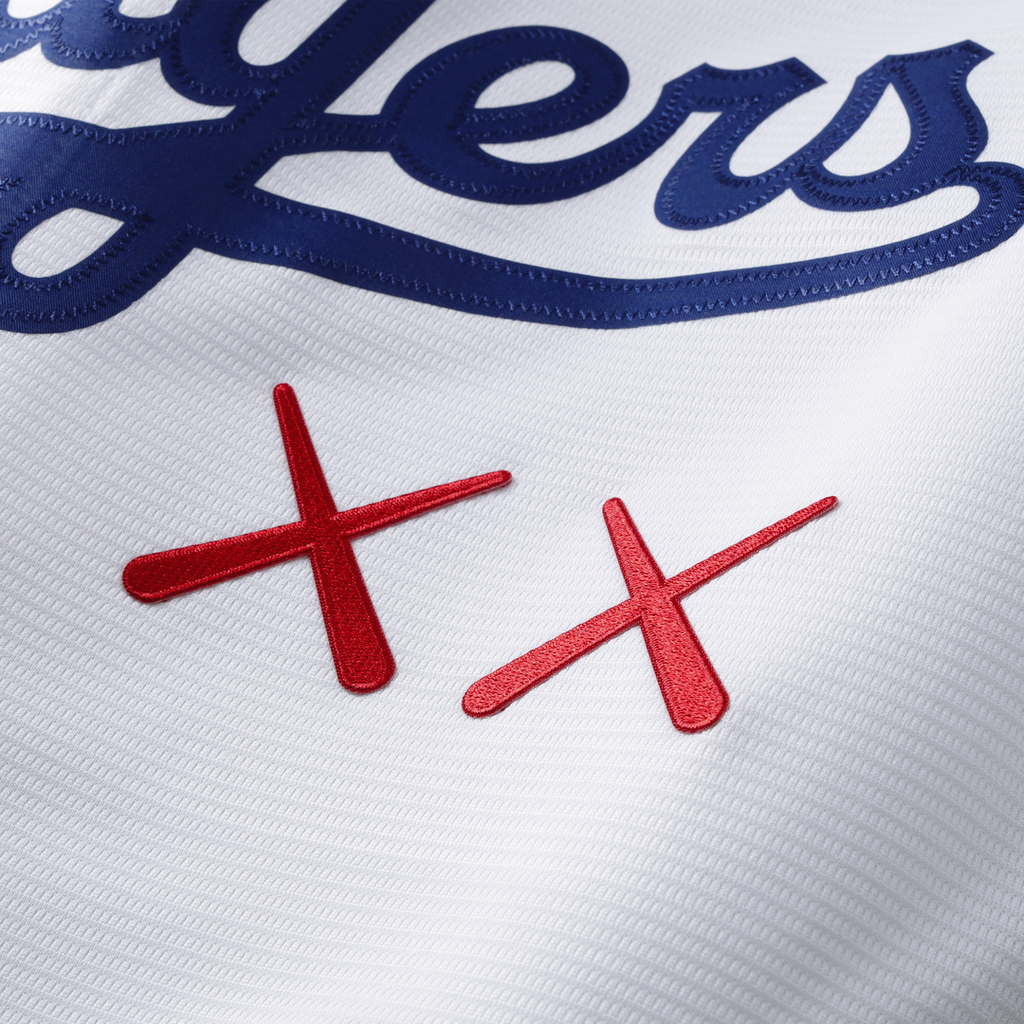Los Angeles Dodgers Nike x KAWS White MLB Jersey