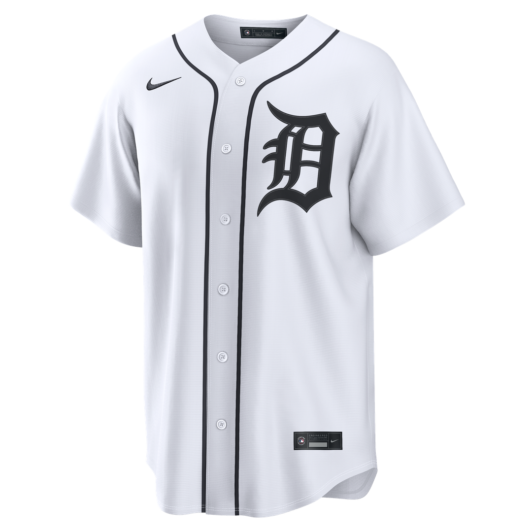 Detroit Tigers Nike White Replica MLB Jersey