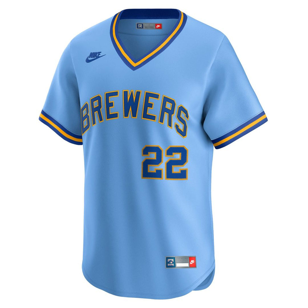 Milwaukee Brewers Nike Blue MLB Jersey