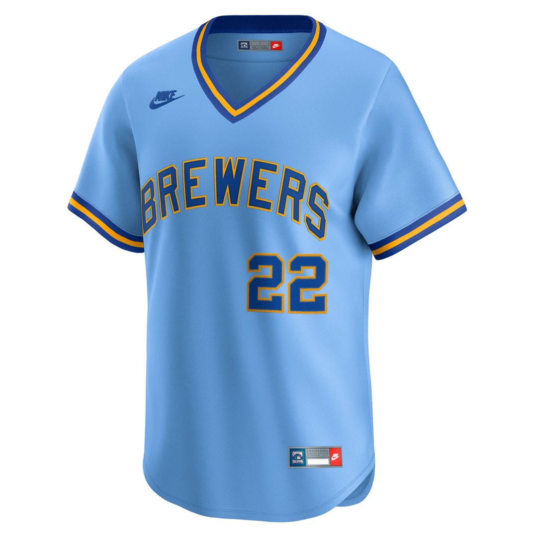 Milwaukee Brewers Nike Blue MLB Jersey