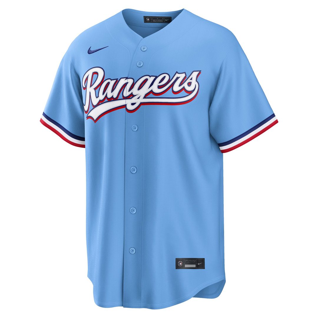 Texas Rangers Nike Gray Replica MLB Jersey