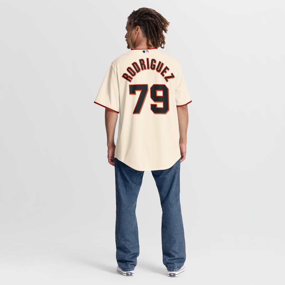 San Francisco Giants Nike Cream Replica MLB Jersey