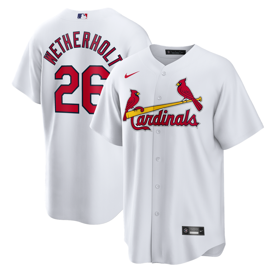 St. Louis Cardinals Nike White Replica MLB baseball jersey