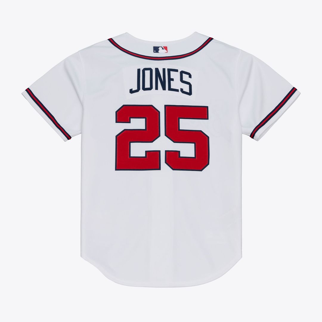 Atlanta Braves Mitchell & Ness White Authentic MLB Jersey