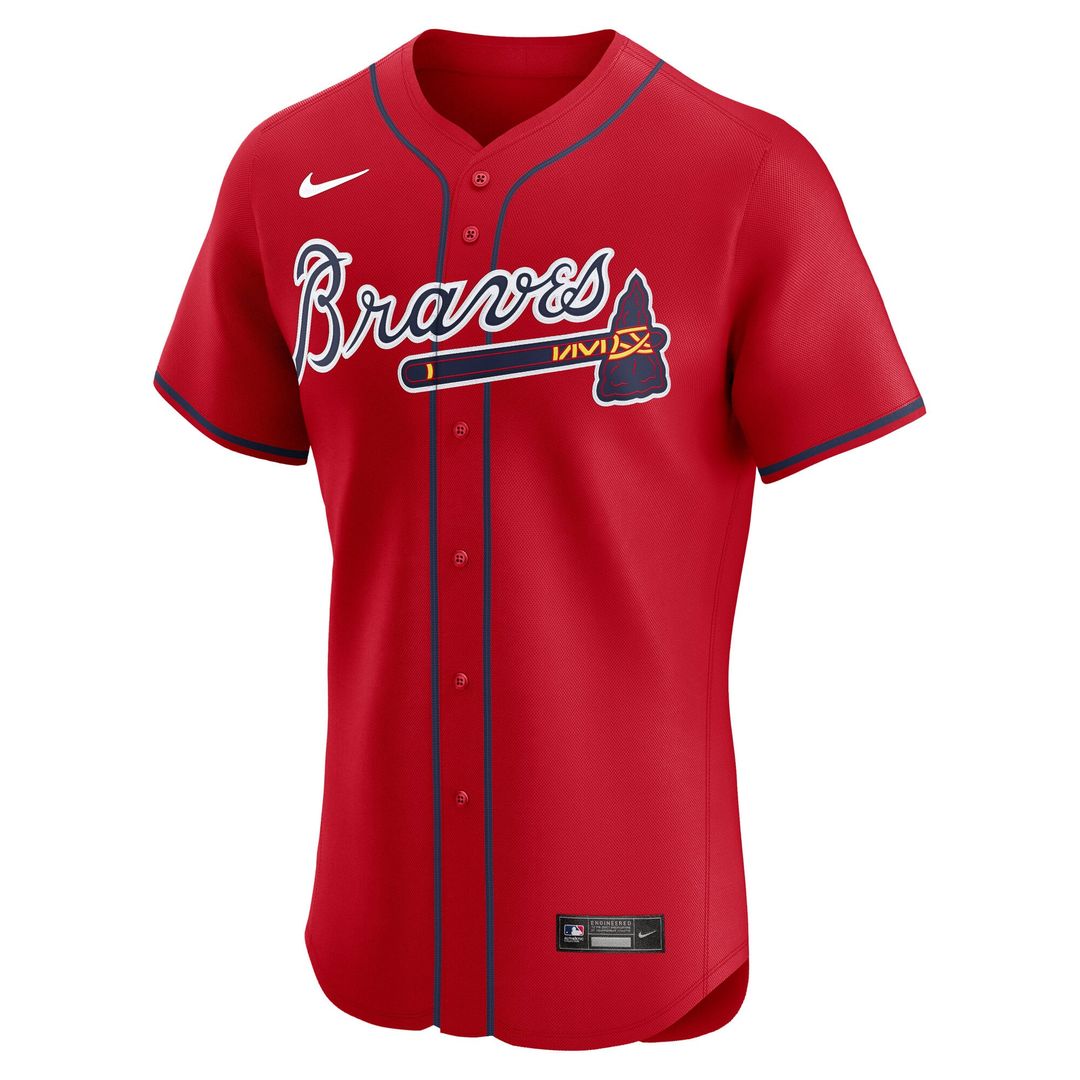 Atlanta Braves Nike Red Authentic MLB Jersey