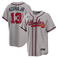 Atlanta Braves Nike Gray Replica MLB baseball jersey