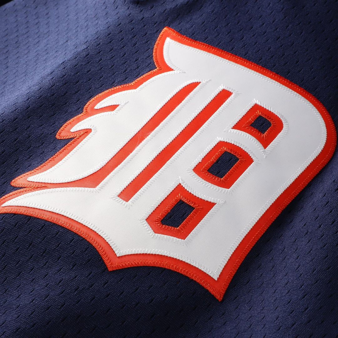 Detroit Tigers Mitchell & Ness Navy Authentic MLB Jersey