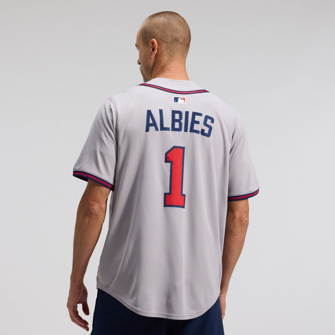 Atlanta Braves Nike Gray MLB Jersey