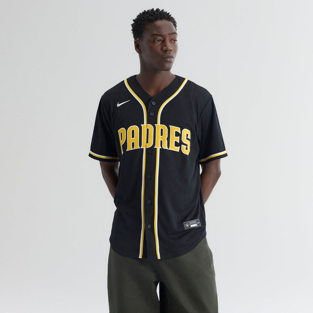 San Diego Padres Nike Black Replica MLB Jersey