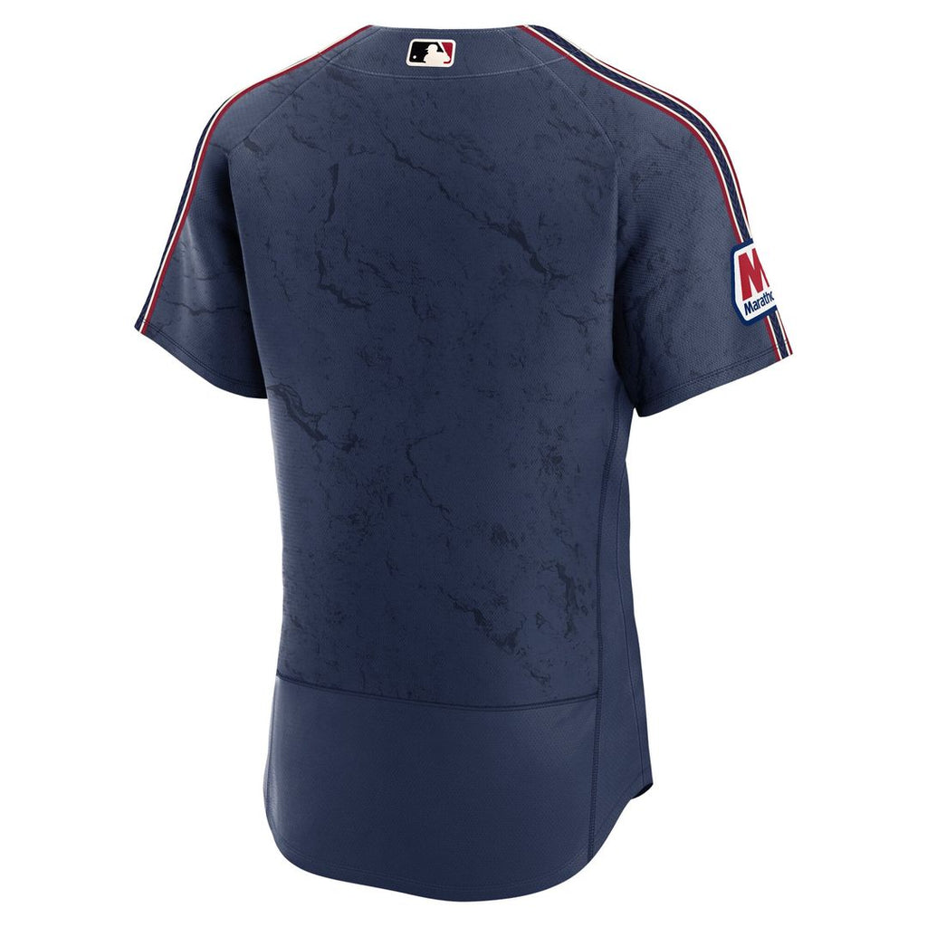 Cleveland Guardians Nike Navy Authentic MLB Jersey