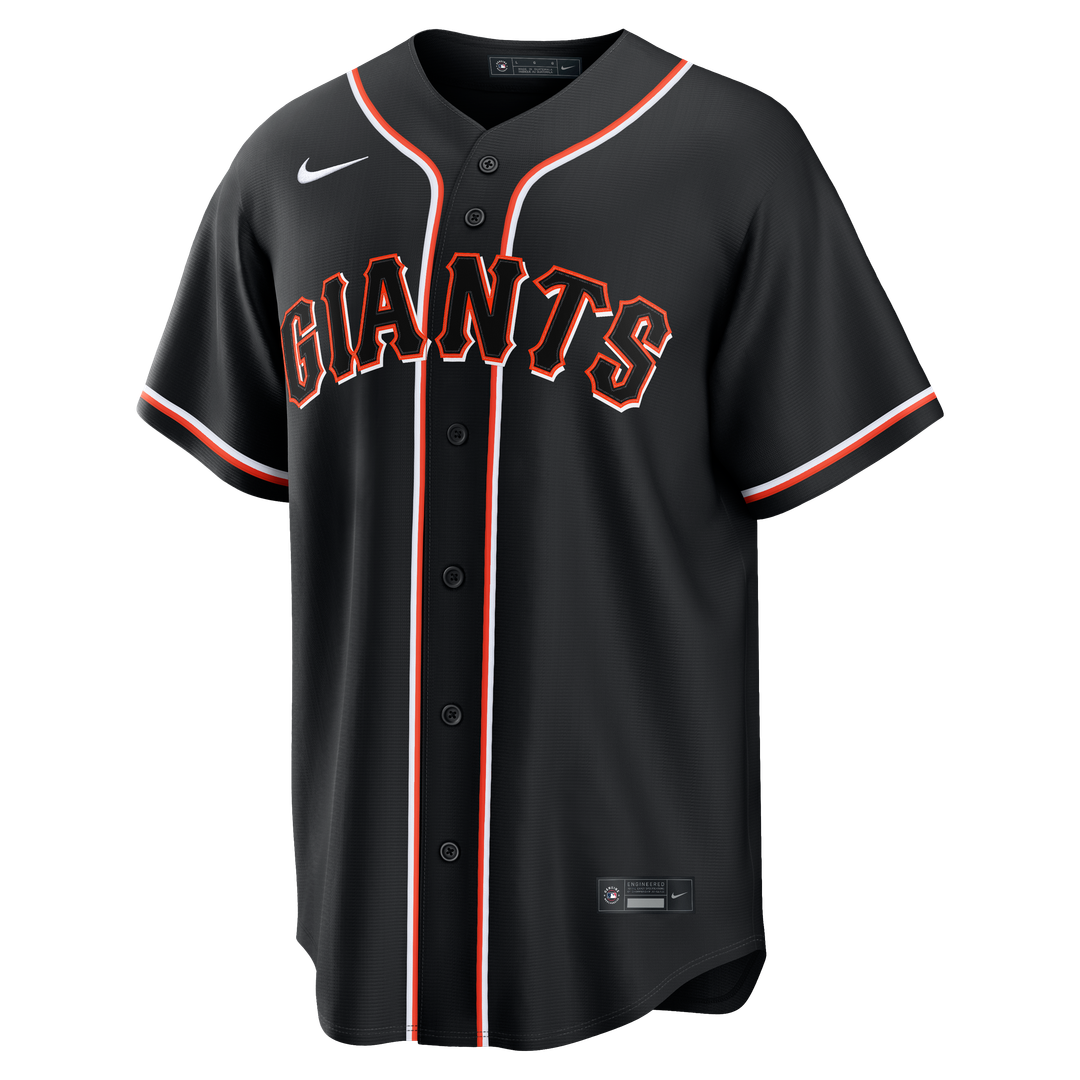 San Francisco Giants Nike Black Replica MLB Jersey