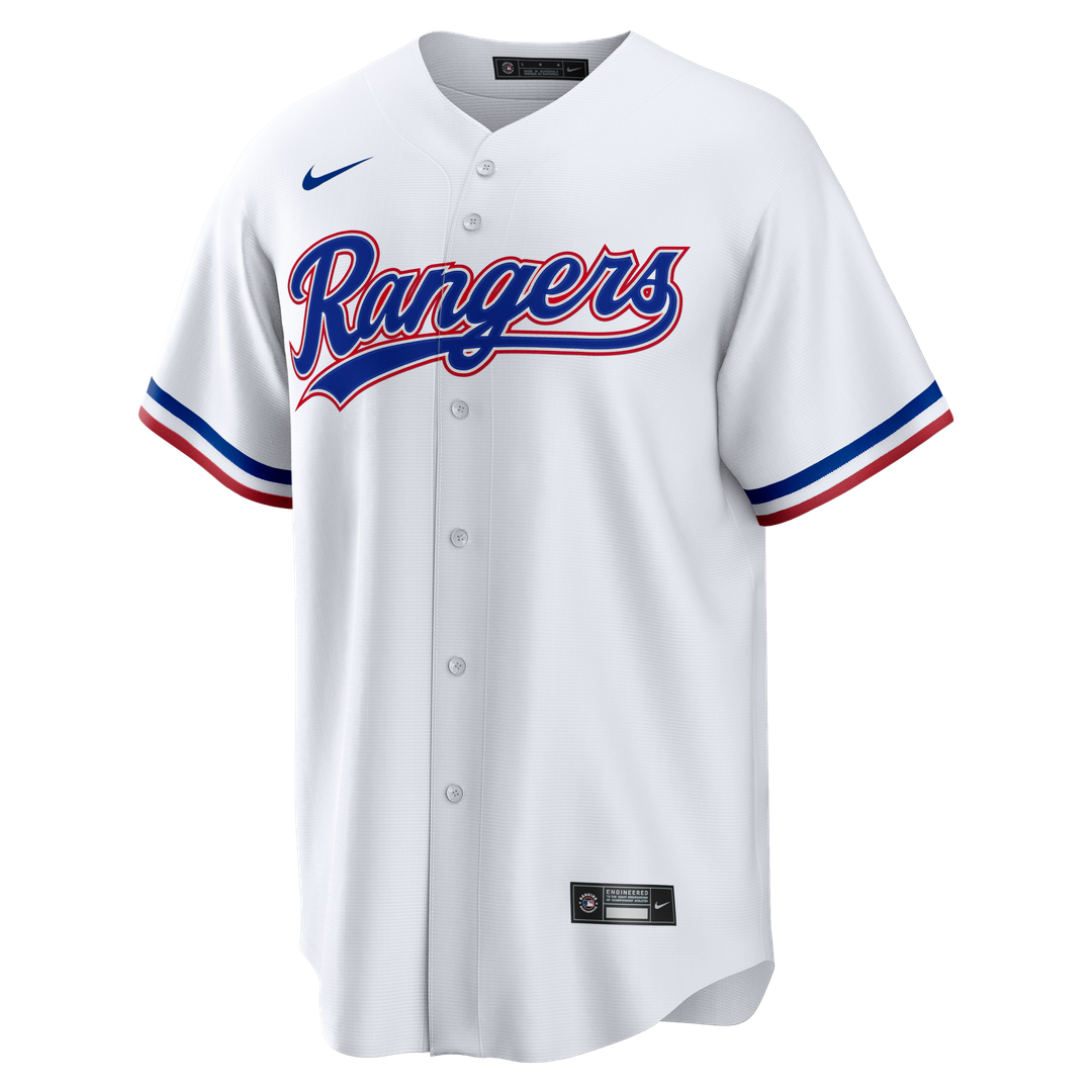 Texas Rangers Nike White Replica MLB Jersey