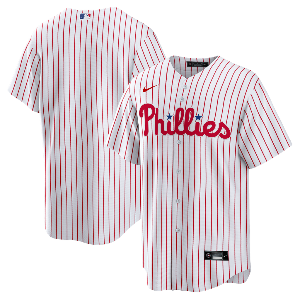 Philadelphia Phillies Nike White Replica MLB baseball jersey