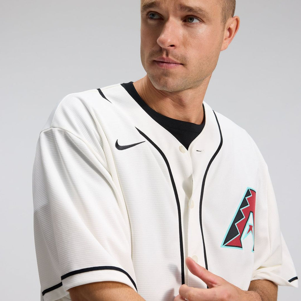 Arizona Diamondbacks Nike Cream Replica MLB Jersey
