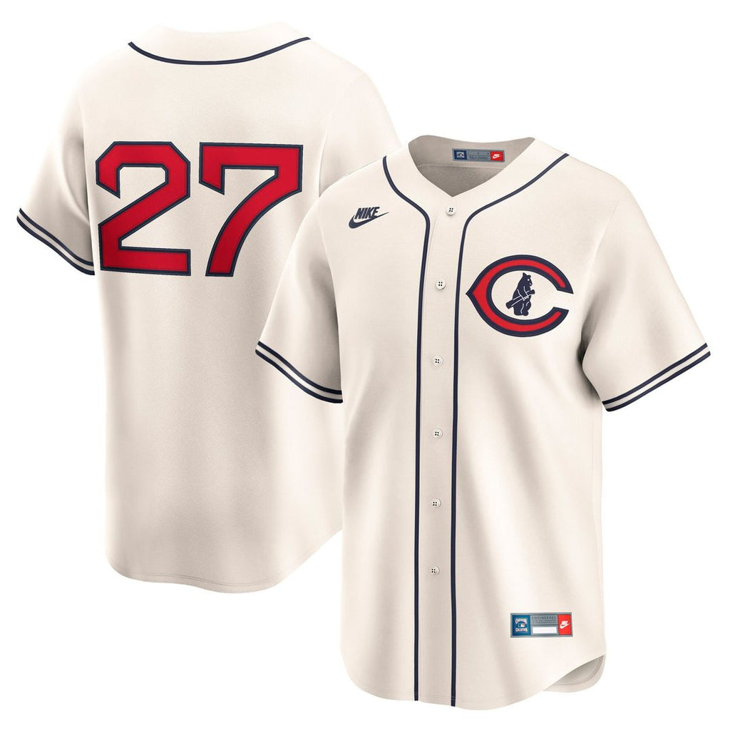 Chicago Cubs Nike Cream MLB baseball jersey