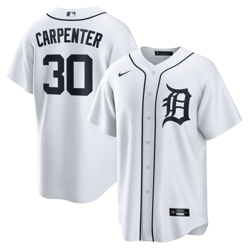 Detroit Tigers Nike White Replica MLB baseball jersey