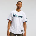 Miami Marlins Nike White Authentic MLB baseball jersey