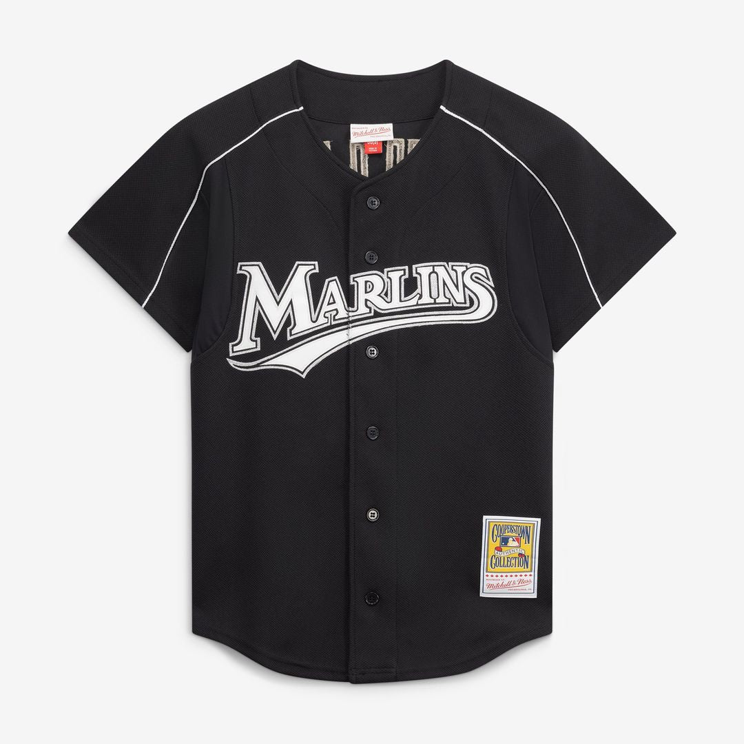 Florida Marlins Mitchell & Ness Black MLB Jersey