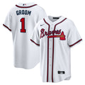 Atlanta Braves Nike White Replica MLB baseball jersey