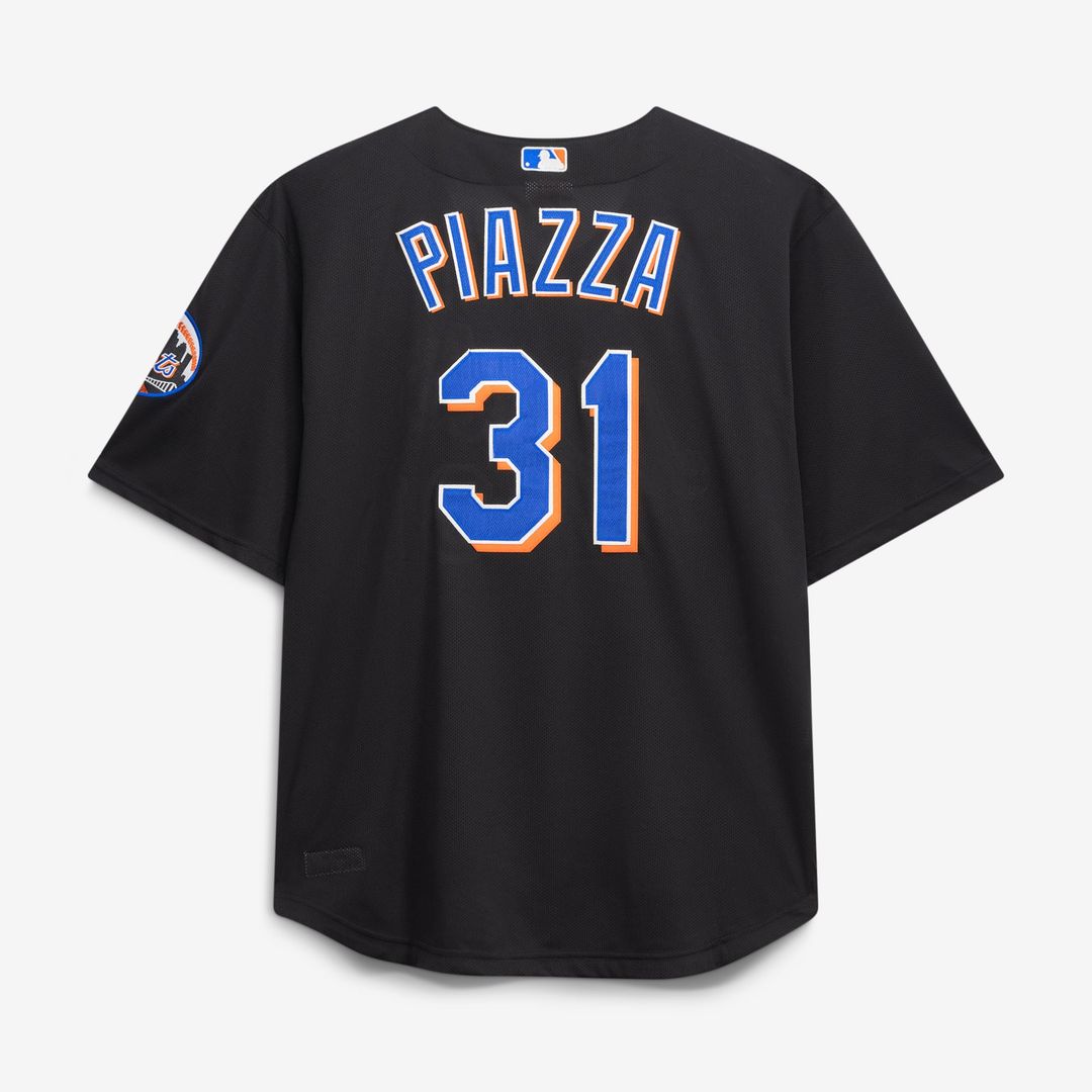 New York Mets Mitchell & Ness Black Authentic MLB Jersey