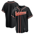 Baltimore Orioles Nike Black Replica MLB baseball jersey