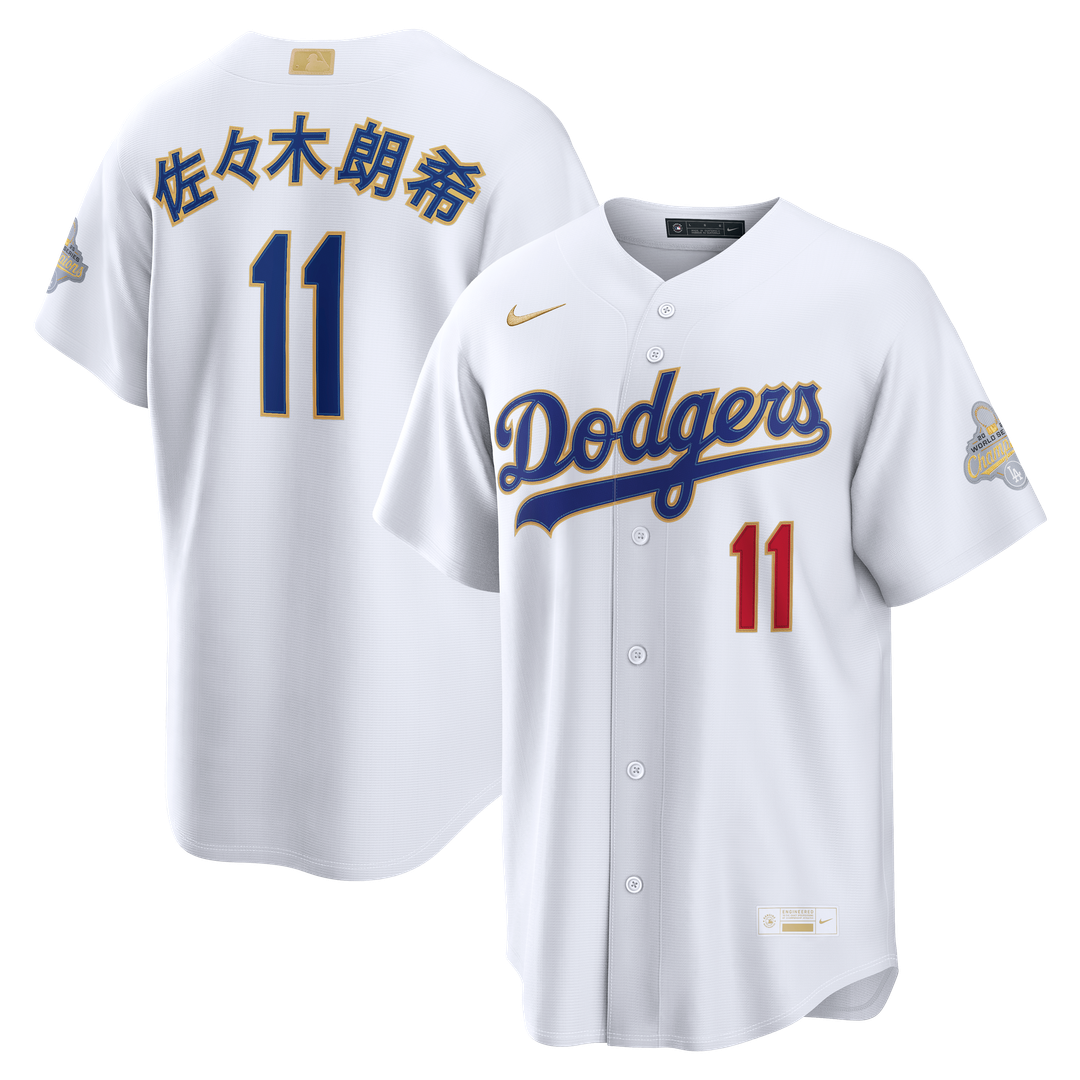 Los Angeles Dodgers Nike White MLB baseball jersey