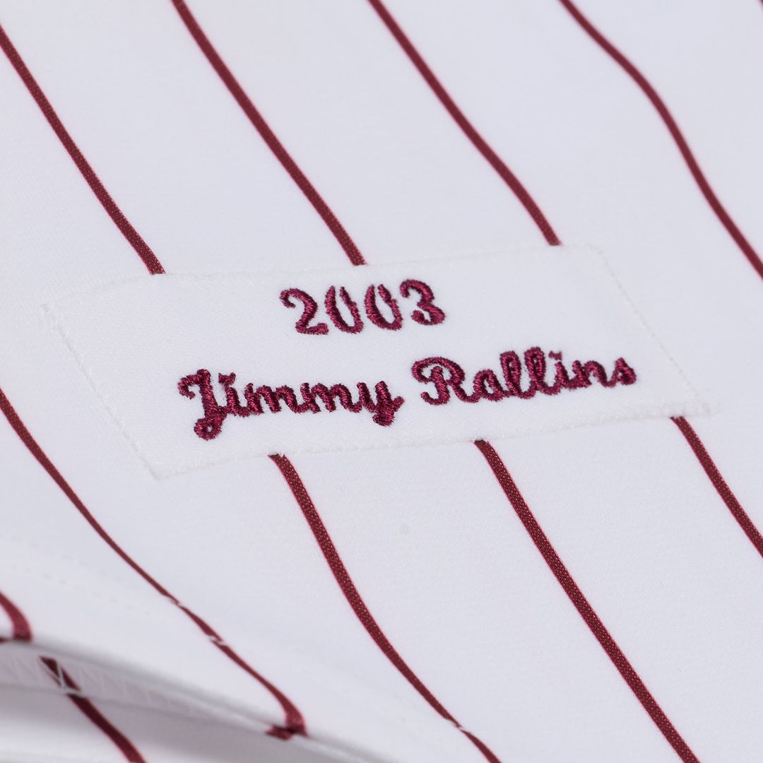 Philadelphia Phillies Mitchell & Ness White Authentic MLB Jersey