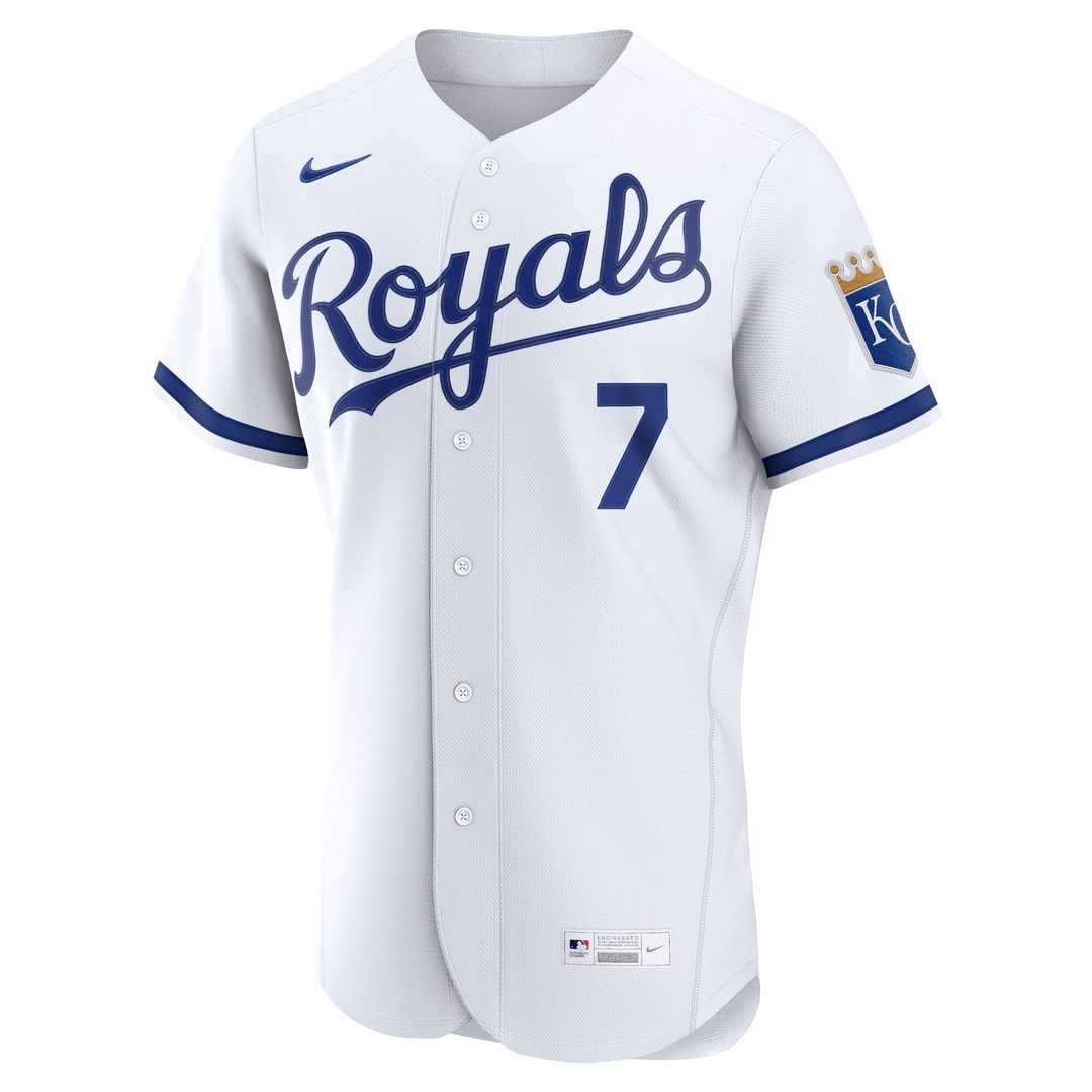 Kansas City Royals Nike White Authentic MLB Jersey