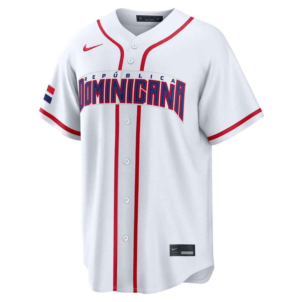 Dominican Republic Baseball Nike White MLB Jersey