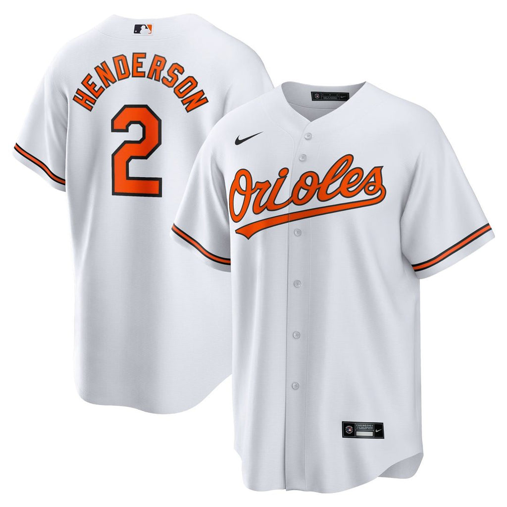 Baltimore Orioles Nike White Replica MLB baseball jersey