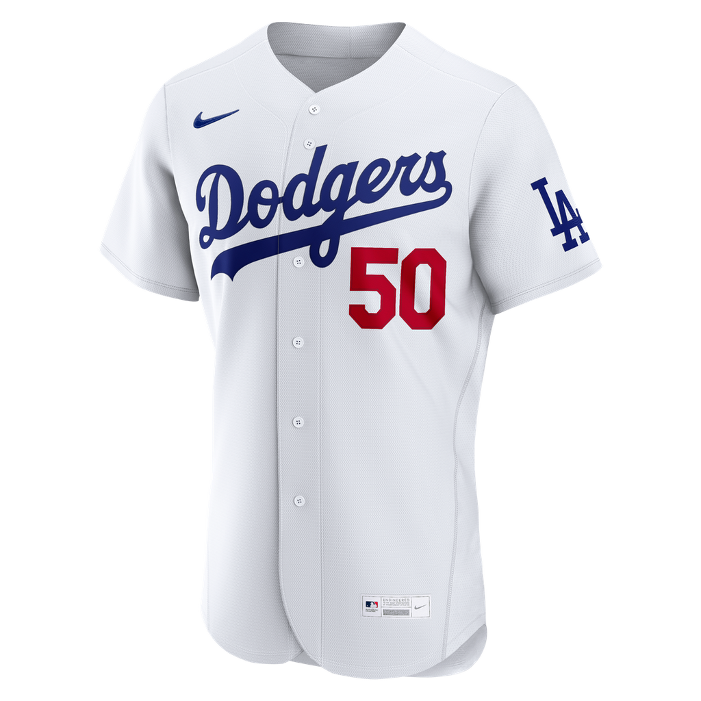 Los Angeles Dodgers Nike White Replica MLB Jersey