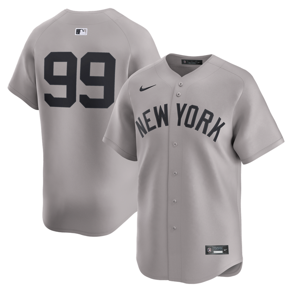 New York Yankees Nike Gray Authentic MLB Jersey