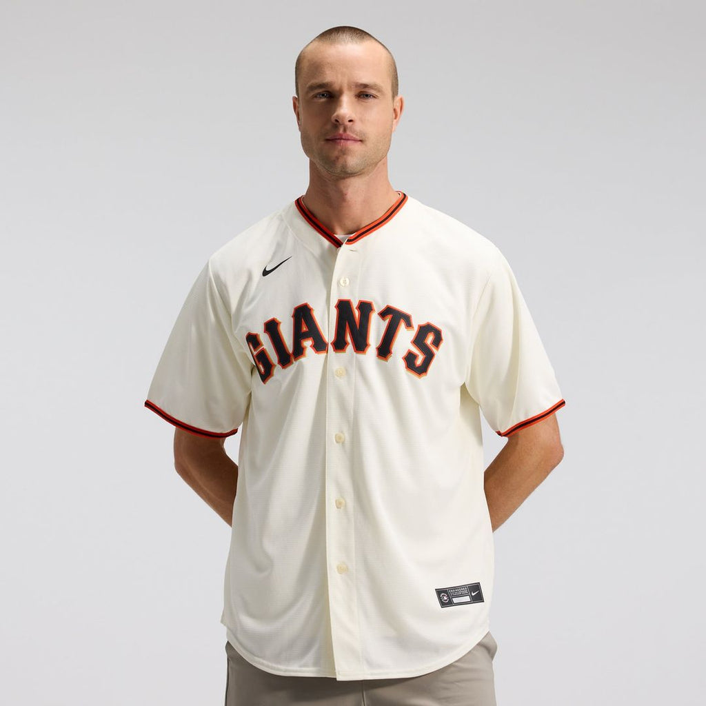 San Francisco Giants Nike Cream Replica MLB baseball jersey