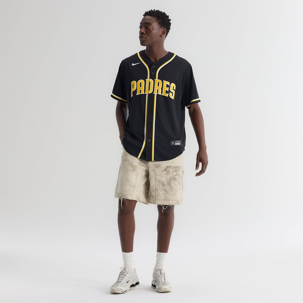 San Diego Padres Nike Black Replica MLB Jersey