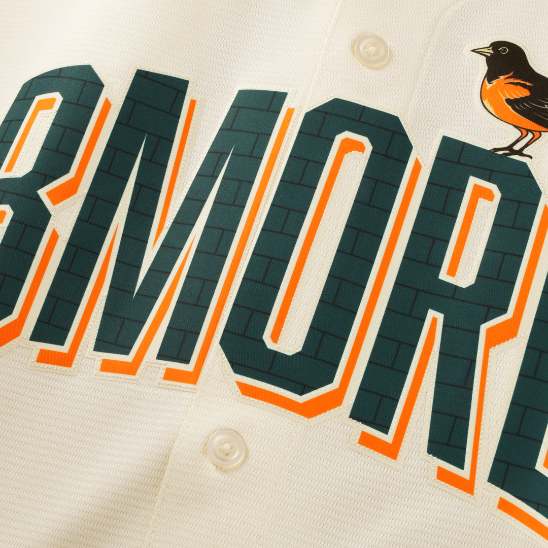 Baltimore Orioles Nike Cream MLB Jersey