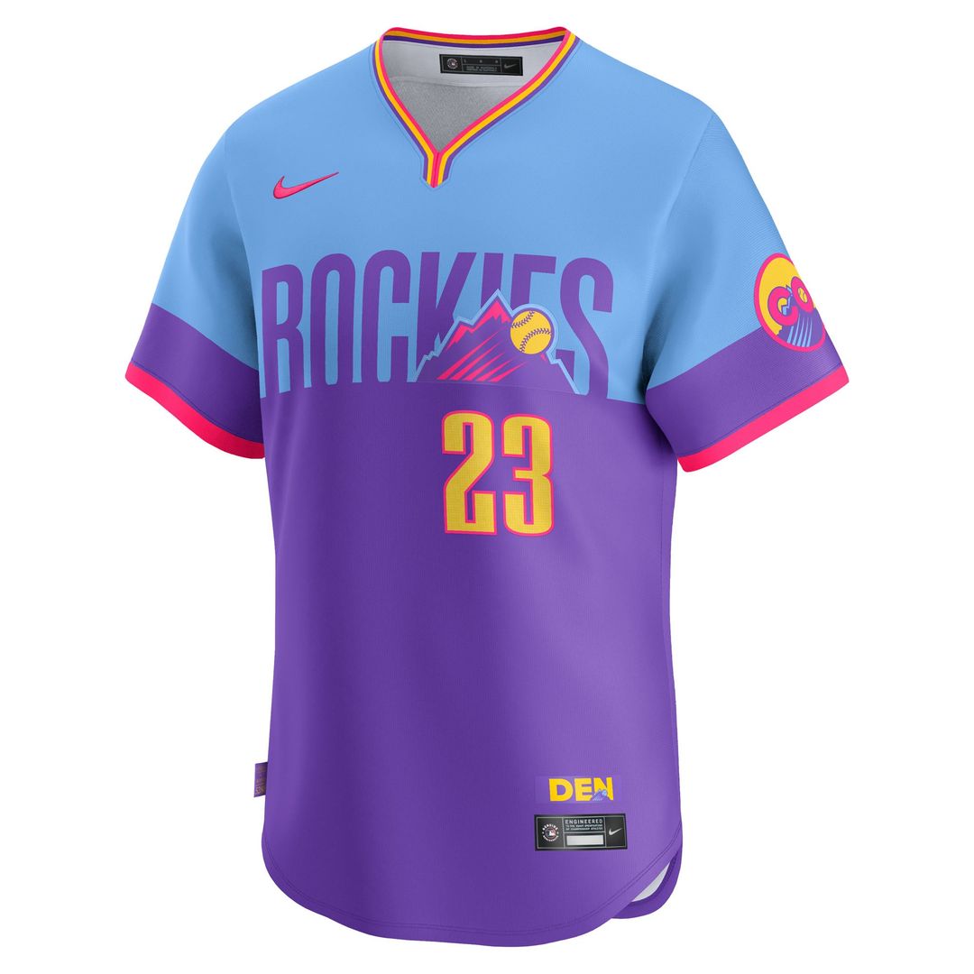 Colorado Rockies Nike Blue MLB Jersey