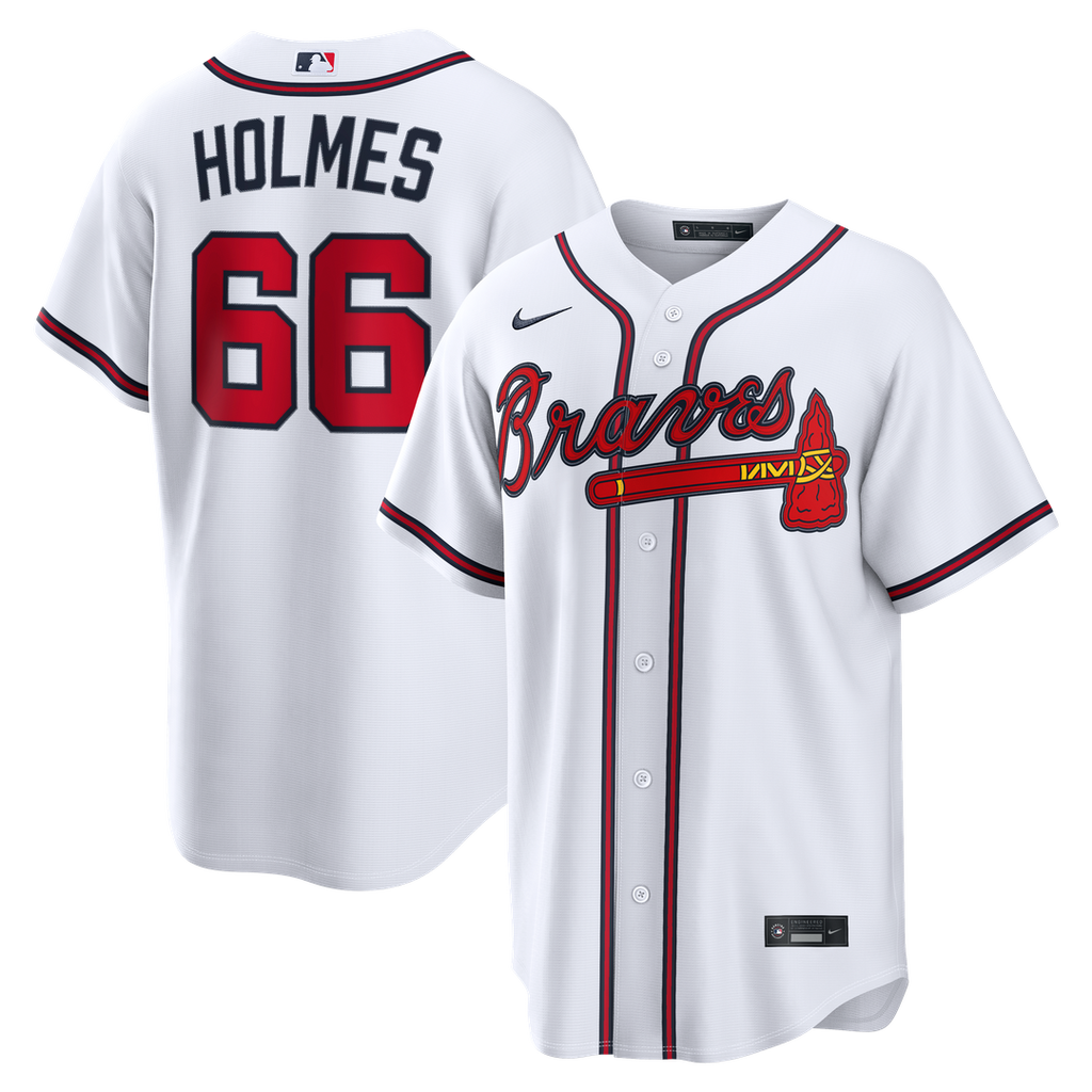 Atlanta Braves Nike White Replica MLB baseball jersey