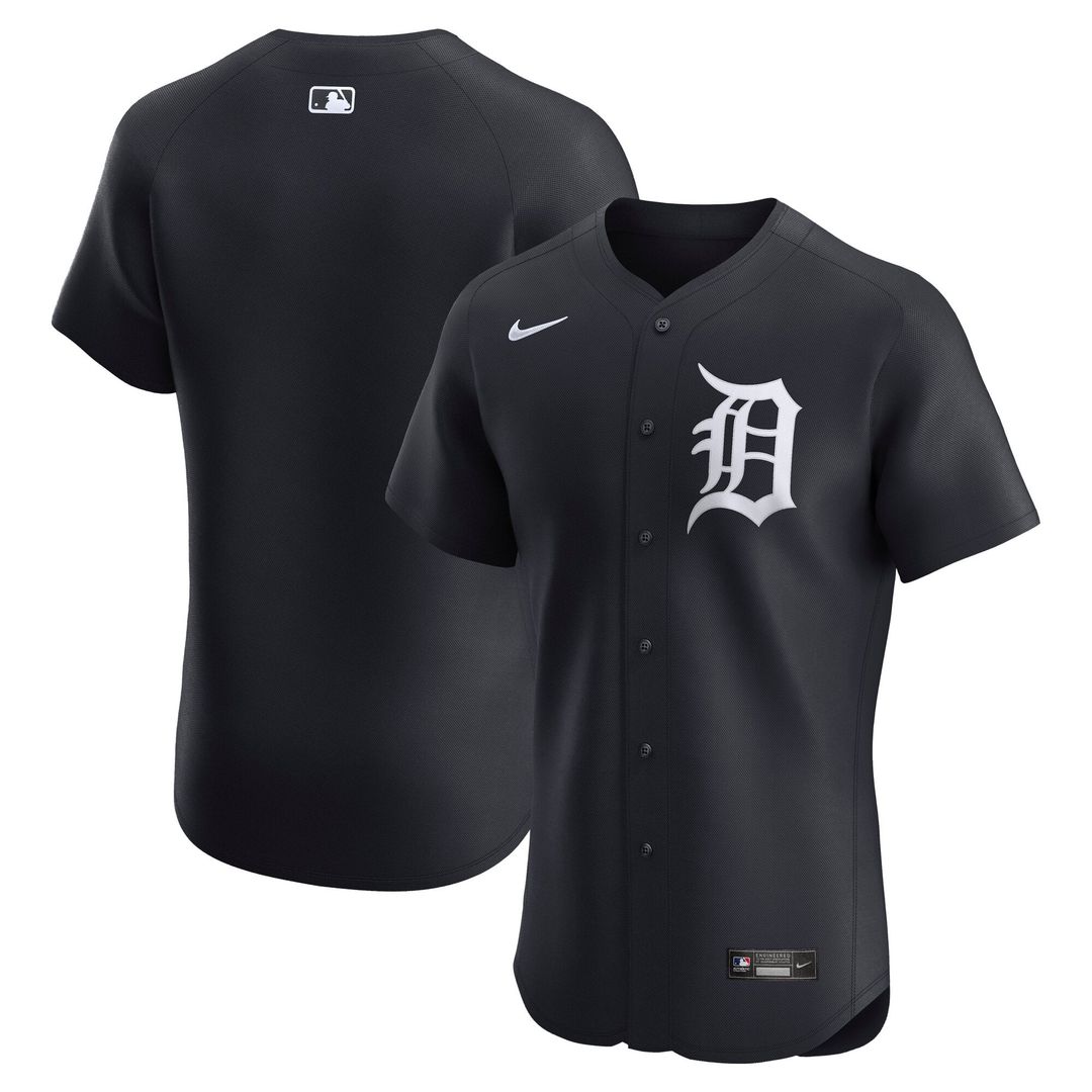 Detroit Tigers Nike White Authentic MLB Jersey