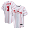 Philadelphia Phillies Nike White Replica MLB baseball jersey