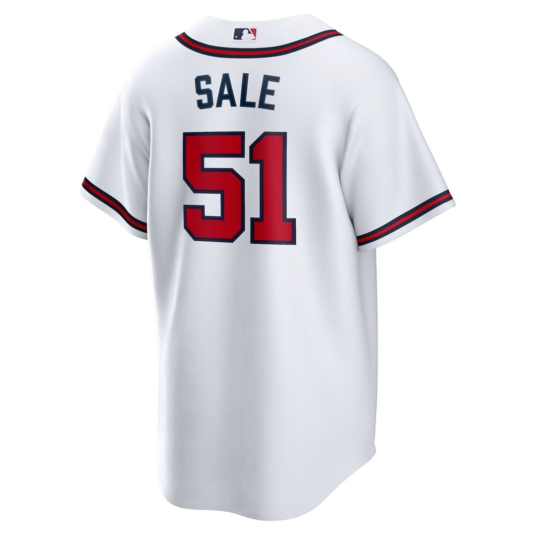 Atlanta Braves Nike White Replica MLB Jersey