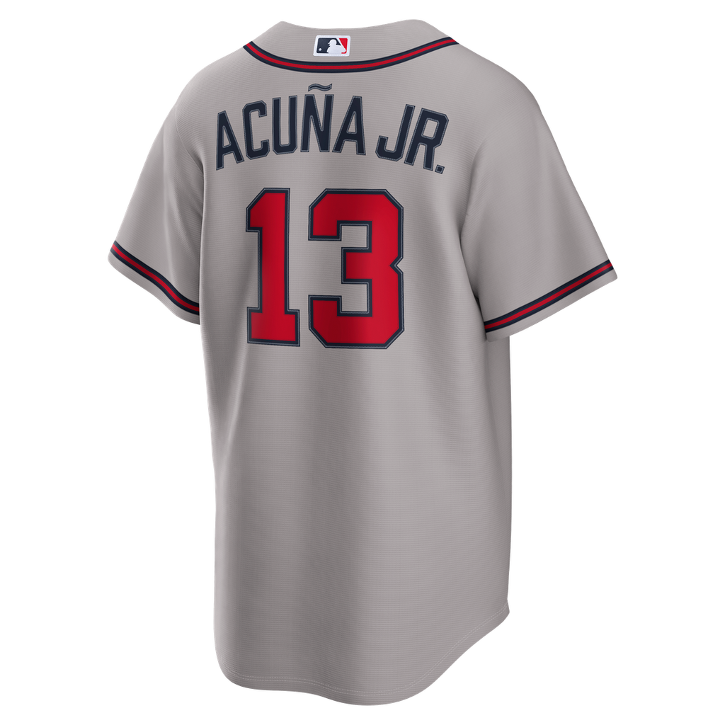 Atlanta Braves Nike Gray Replica MLB Jersey