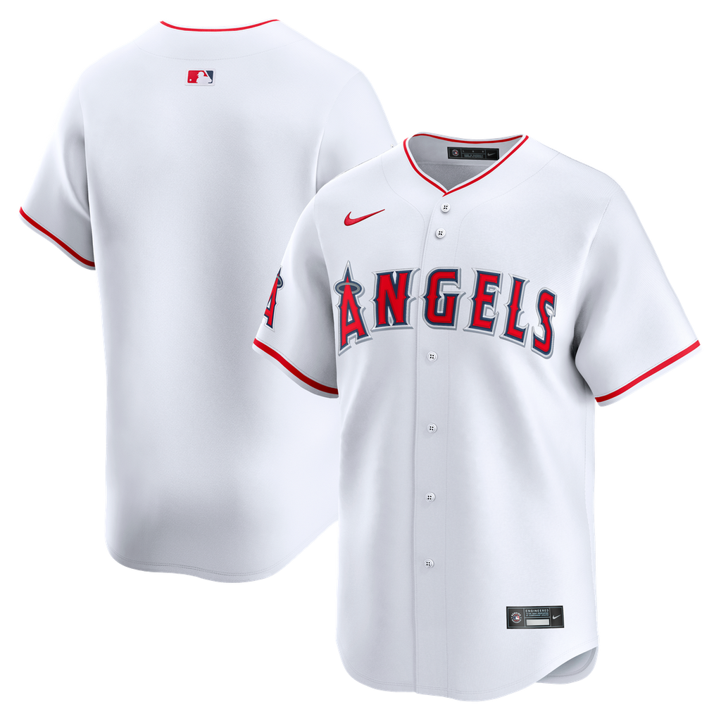 Los Angeles Angels Nike White Authentic MLB baseball jersey